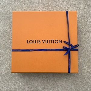Louis Vuitton gift box and ribbon